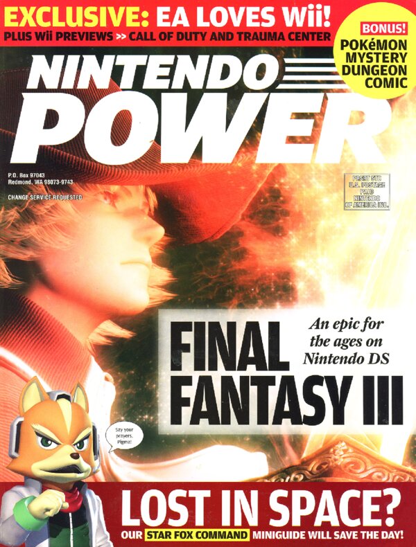 Nintendo Power Issue 208 (October 2006) cover